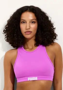 PUMA: Фиолетовый бюстгальтер 