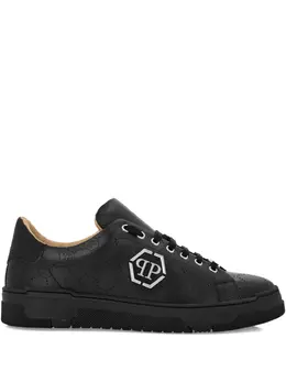Philipp Plein: Чёрные кроссовки 