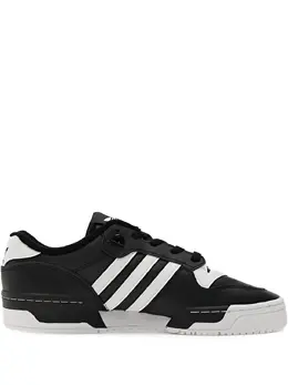 adidas: Чёрные кроссовки  Rivalry Low