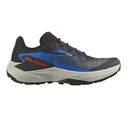 Salomon: Чёрные кроссовки 
