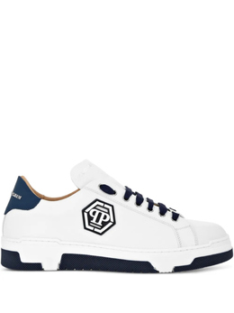 Philipp Plein: Белые кроссовки  Hexagon