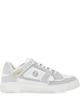 Philipp Plein: Белые кроссовки 