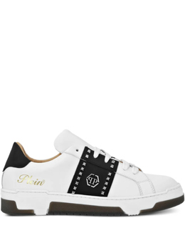 Philipp Plein: Белые кроссовки 