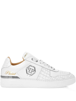 Philipp Plein: Белые кроссовки 