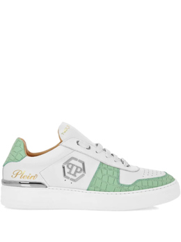 Philipp Plein: Белые кроссовки 