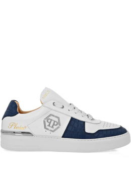 Philipp Plein: Белые кроссовки 