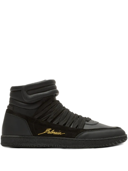 Balmain: Чёрные кроссовки 