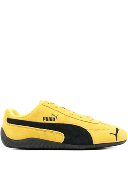 PUMA: Жёлтые кроссовки  Speedcat