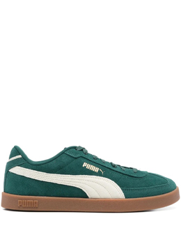 PUMA: Зелёные кроссовки 