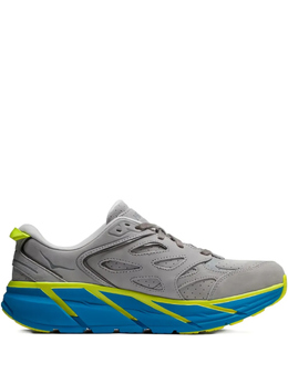 HOKA: Серые кроссовки 