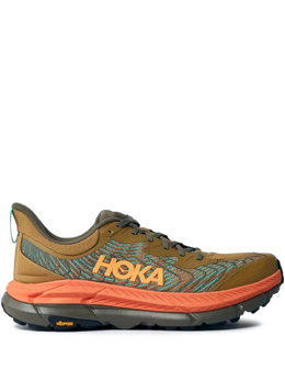 HOKA: Зелёные кроссовки 