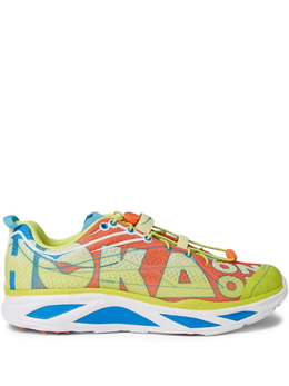 HOKA: Оранжевые кроссовки 