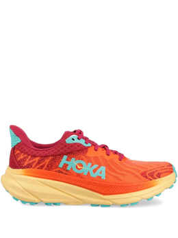 HOKA: Оранжевые кроссовки 