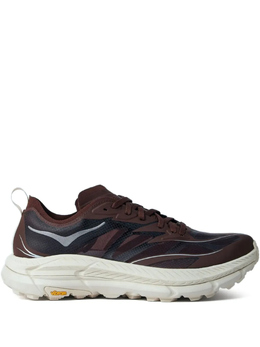 HOKA: Коричневые кроссовки 
