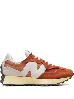 New Balance: Оранжевые кроссовки  327
