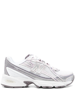 New Balance: Белые кроссовки 