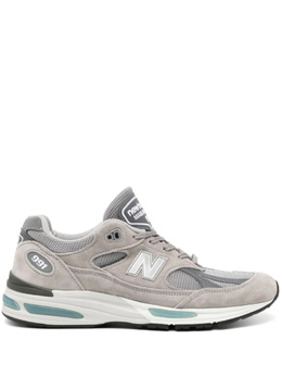 New Balance: Белые кроссовки 