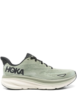 HOKA: Зелёные кроссовки 