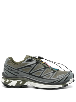 Salomon: Зелёные кроссовки 