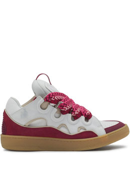 Lanvin: Белые кроссовки  Curb