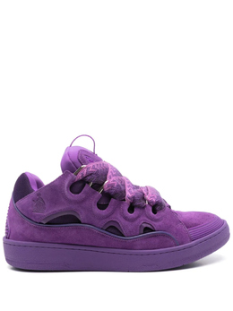 Lanvin: Фиолетовые кроссовки  Curb