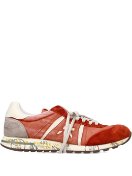 Premiata: Красные кроссовки 