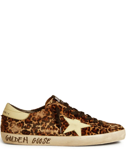 Golden Goose: Коричневые кроссовки  Super Star