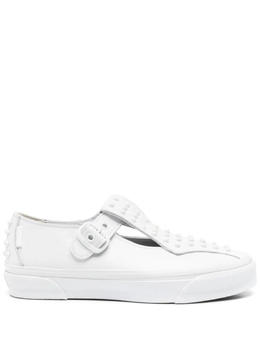 Vans: Белые кроссовки 