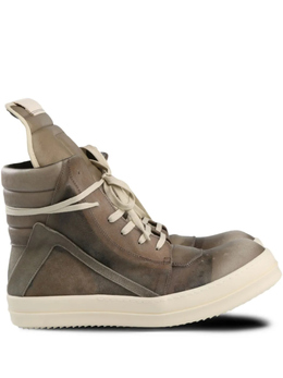 Rick Owens: Коричневые кроссовки  Geobasket
