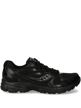 Saucony: Чёрные кроссовки 