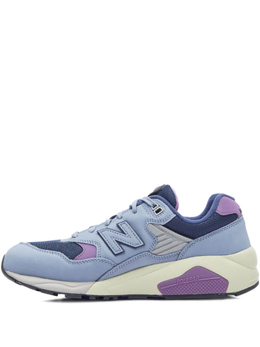 New Balance: Синие кроссовки 