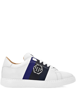 Philipp Plein: Белые кроссовки 