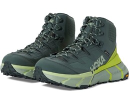 HOKA: Серые кроссовки 