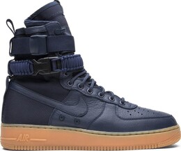 Nike: Синие кроссовки  Air Force 1