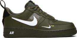 Nike: Зелёные кроссовки  Air Force 1