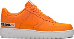 Nike: Оранжевые кроссовки  Air Force 1 Low