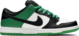 Nike: Зелёные кроссовки  Dunk Low Pro SB