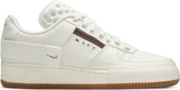 Nike: Серые кроссовки  Air Force 1 Type