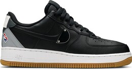 Nike: Чёрные кроссовки  Air Force 1
