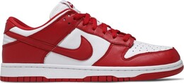 Nike: Красные кроссовки  Dunk Low Retro