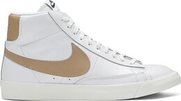 Nike: Светлые кроссовки  Blazer Mid Premium