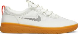 Nike: Белые кроссовки 