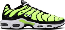 Nike: Зелёные кроссовки  Air Max Plus
