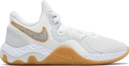Nike: Белые кроссовки 