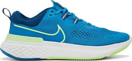 Nike: Голубые кроссовки 