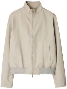 Burberry: Бежевая куртка  Harrington