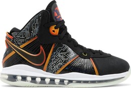 Nike: Чёрные кроссовки  Lebron 8