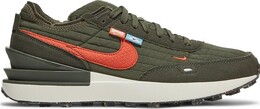 Nike: Зелёные кроссовки  Waffle One