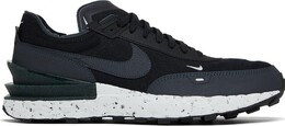 Nike: Чёрные кроссовки  Waffle One Crater