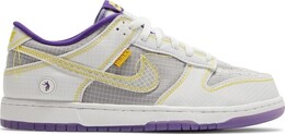 Nike: Фиолетовые кроссовки  Dunk Low